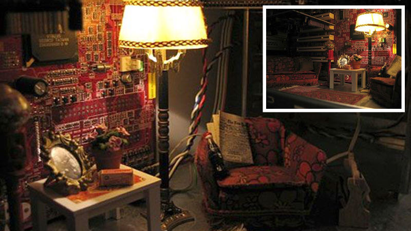 Illustration for article titled I Really Want to Live Inside This Cozy, Ridiculous and Totally Awesome PC Case